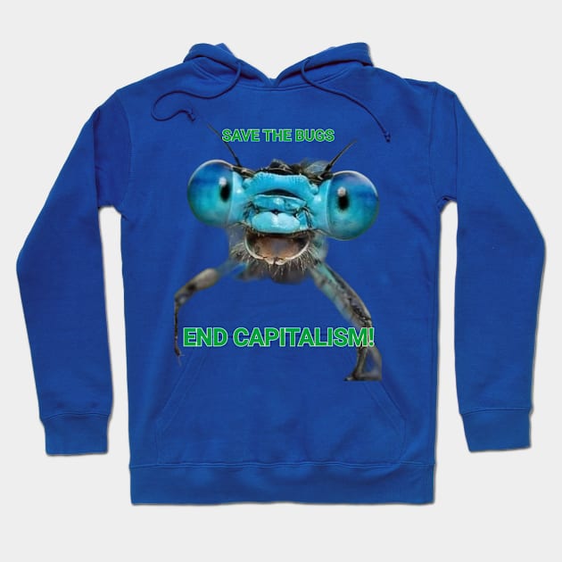 Save The Bugs Hoodie by RedBadgeofInsight